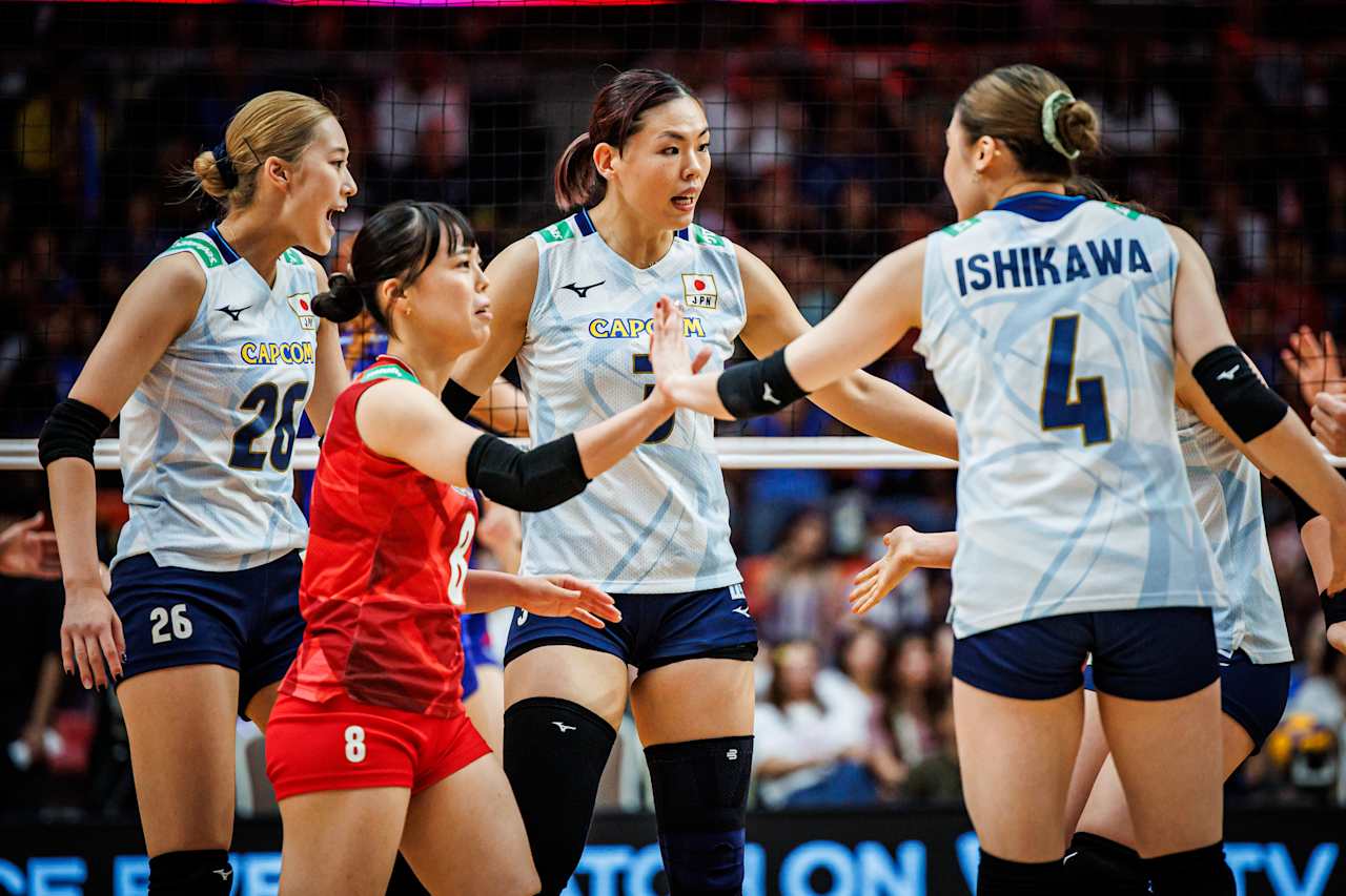 队在领先情, 女排, 发球没有攻 队在领先情, 女排, 发球没有攻